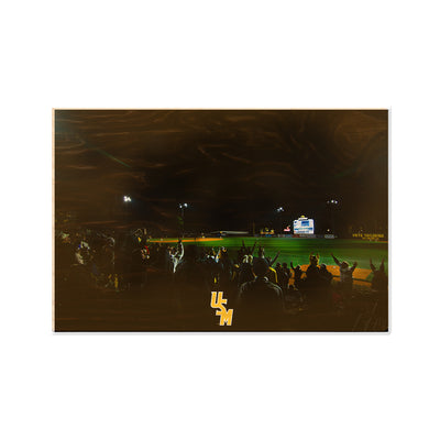 Southern Miss Golden Eagles - Grand Slam from the Right Field Roost - College Wall Art #Wood