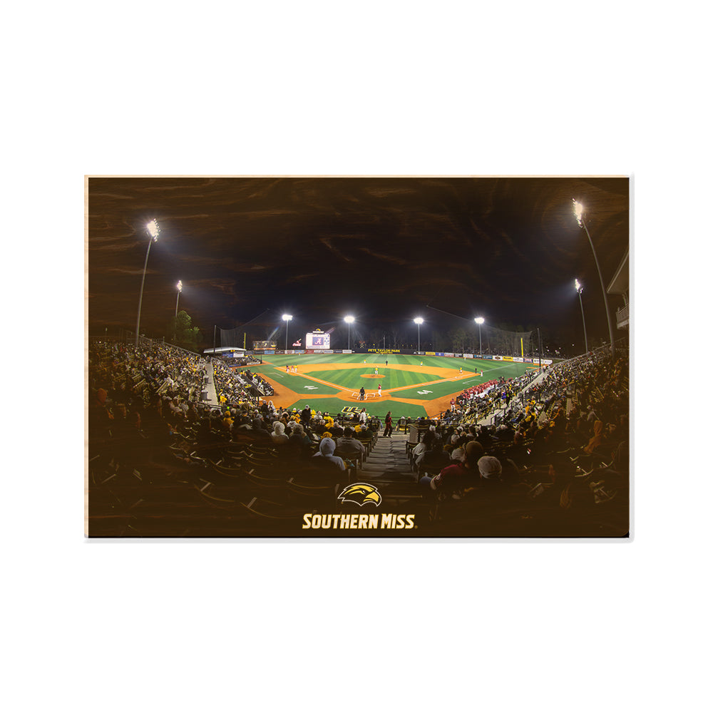 Southern Miss Golden Eagles - Pete Taylor Park - College Wall Art #Canvas