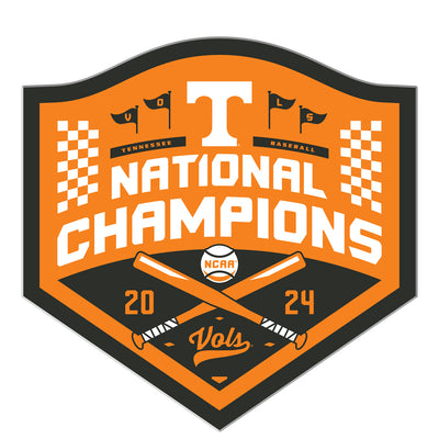 Tennessee Volunteers - Tennessee Baseball NCAA National Champions Logo Single Layer Dimensional Wall Art