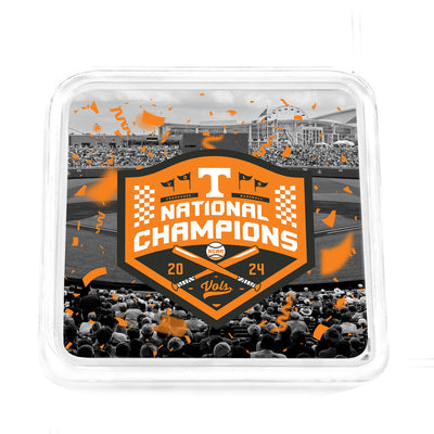 Tennessee Volunteers - Tennesse Vols Baseball National Champions Drink Coaster