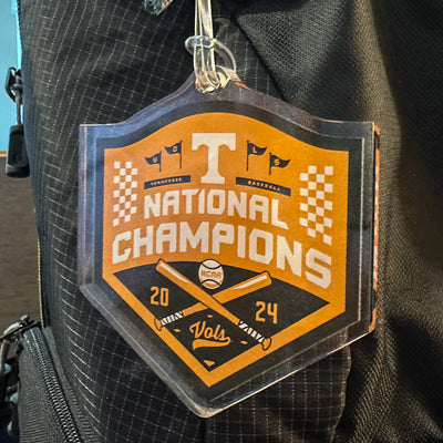 Tennessee Volunteers - Tennessee Baseball NCAA National Champions Dimensional Bag Tag & Ornament