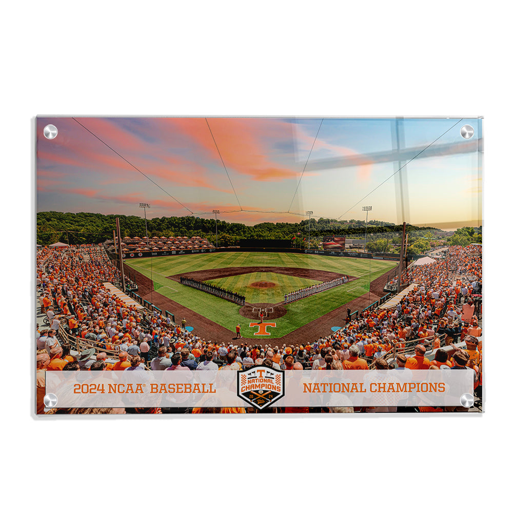 Tennessee Volunteers - Lindsey Nelson Stadium NCAA Baseball National Champions - College Wall Art #Canvas