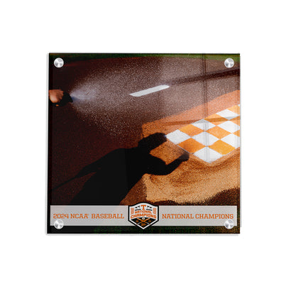 Tennessee Volunteers - Checkered Pitching Mound NCAA Baseball National Champions - College Wall Art #Acrylic