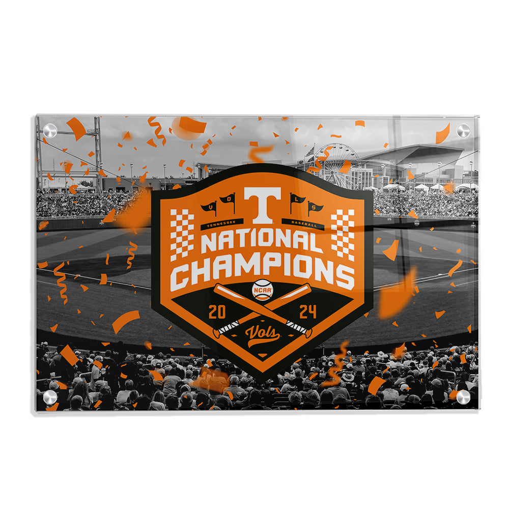 Tennessee Volunteers - Tennessee Vols Baseball National Champions - College Wall Art #Canvas