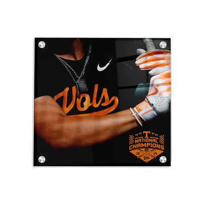 Tennessee Volunteers - Batter up National Baseball Champions - College Wall Art #Acrylic