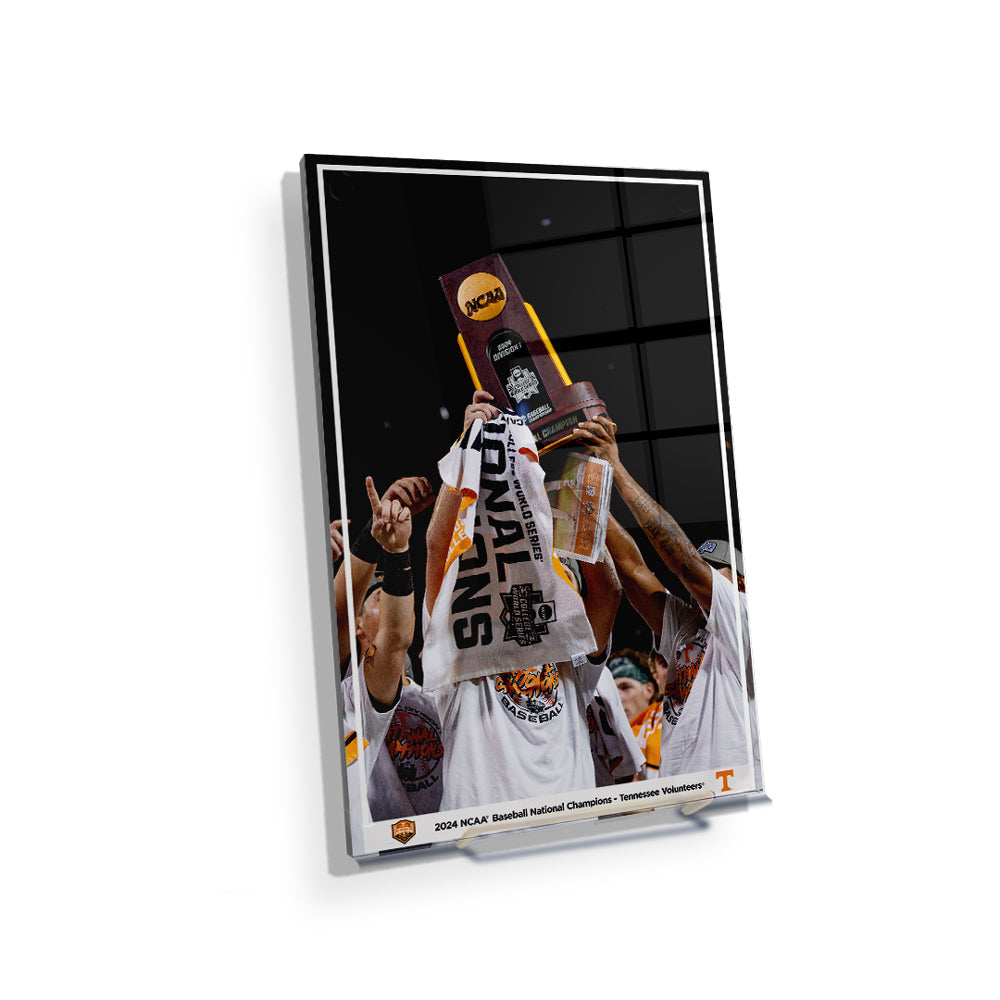 Tennessee Volunteers - 2024 NCAA Baseball National Champions Trophy - College Wall Art #Canvas