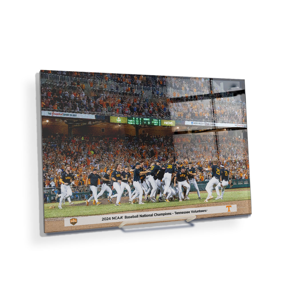 Tennessee Volunteers - 2024 NCAA Baseball National Champions Victory - College Wall Art #Canvas