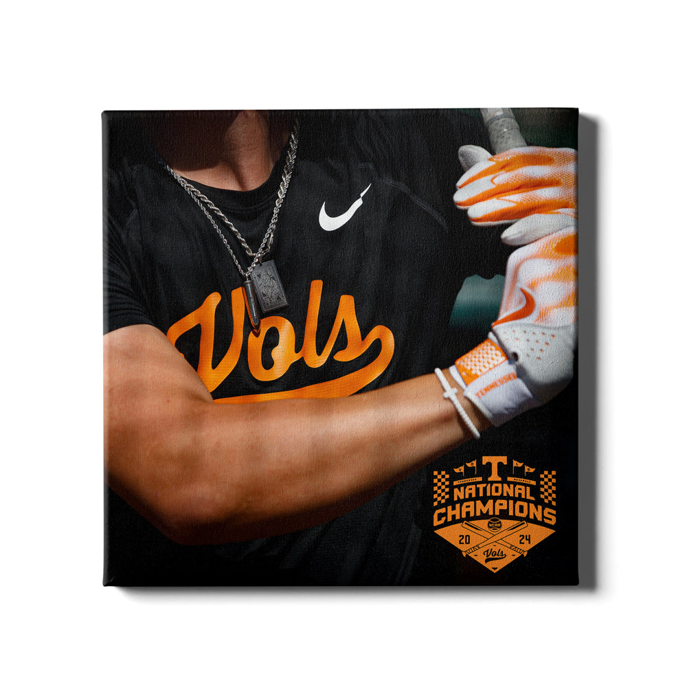 Tennessee Volunteers - Batter up National Baseball Champions - College Wall Art #Canvas 
