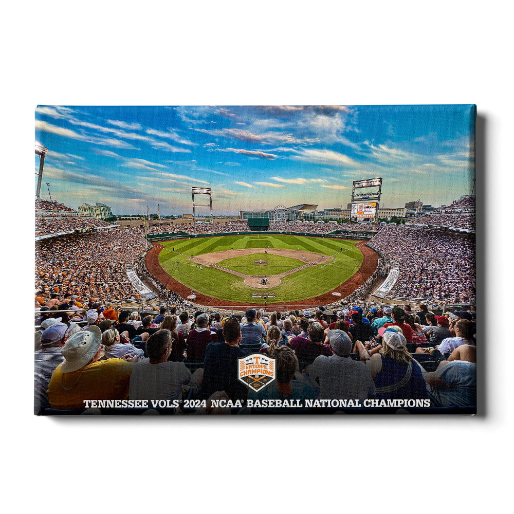 Tennessee Volunteers - Tennessee Vols 2024 NCAA Baseball National Champions - College Wall Art #Canvas