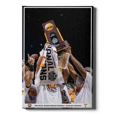 Tennessee Volunteers - 2024 NCAA Baseball National Champions Trophy - College Wall Art #Canvas