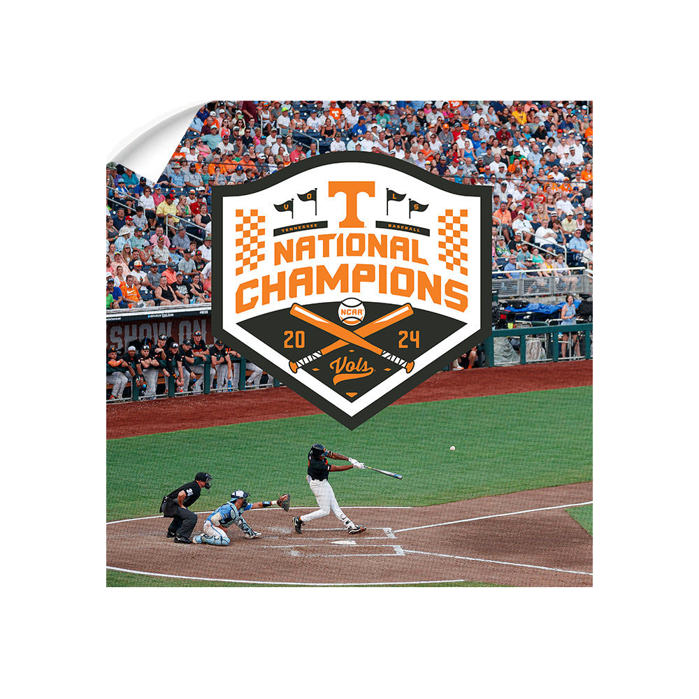 Tennessee Volunteers - It's Out of Here NCAA Baseball National Champions - College Wall Art #Canvas