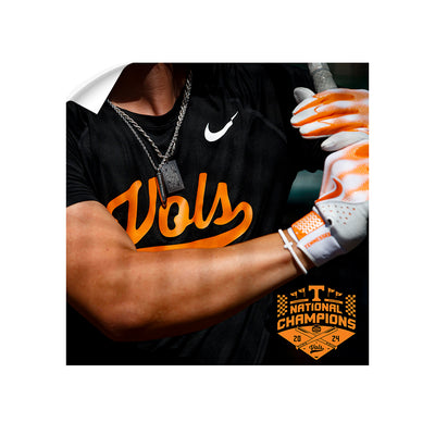 Tennessee Volunteers - Batter up National Baseball Champions - College Wall Art #Wall Decal