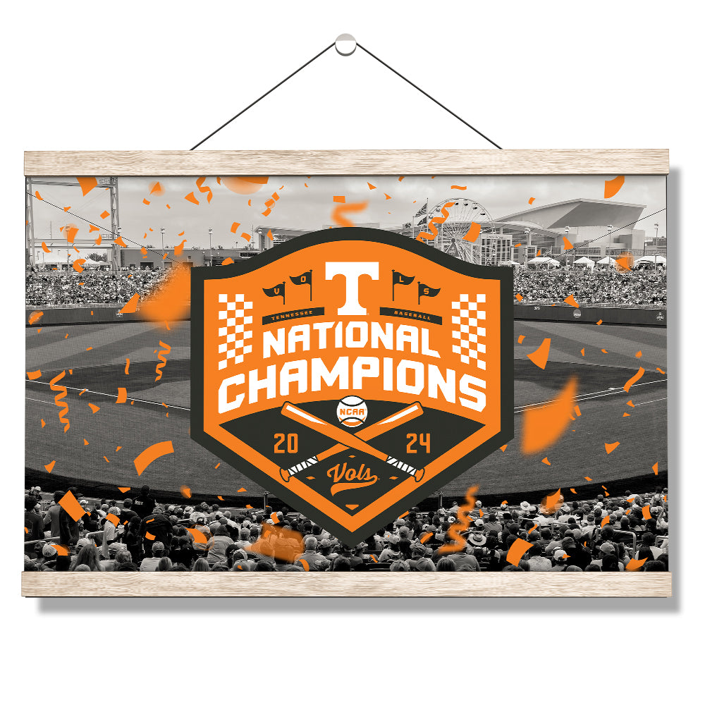 Tennessee Volunteers - Tennessee Vols Baseball National Champions - College Wall Art #Canvas
