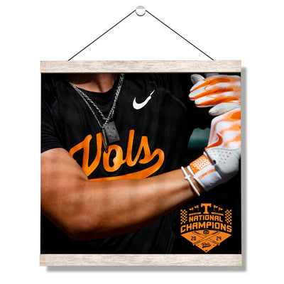 Tennessee Volunteers - Batter up National Baseball Champions - College Wall Art #Hanging Canvas