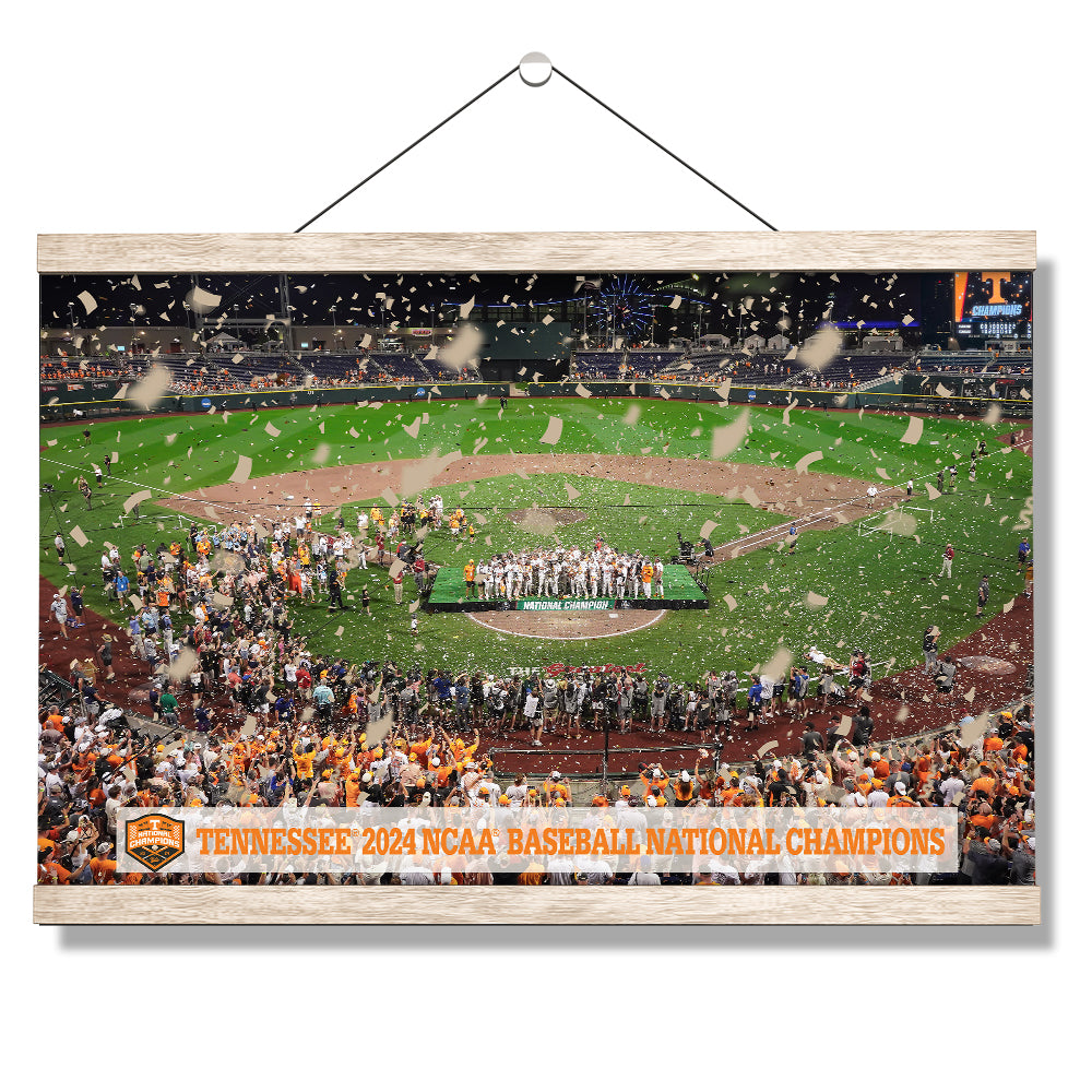 Tennessee Volunteers - Tennessee 2024 NCAA Baseball National Champions - College Wall Art #Canvas