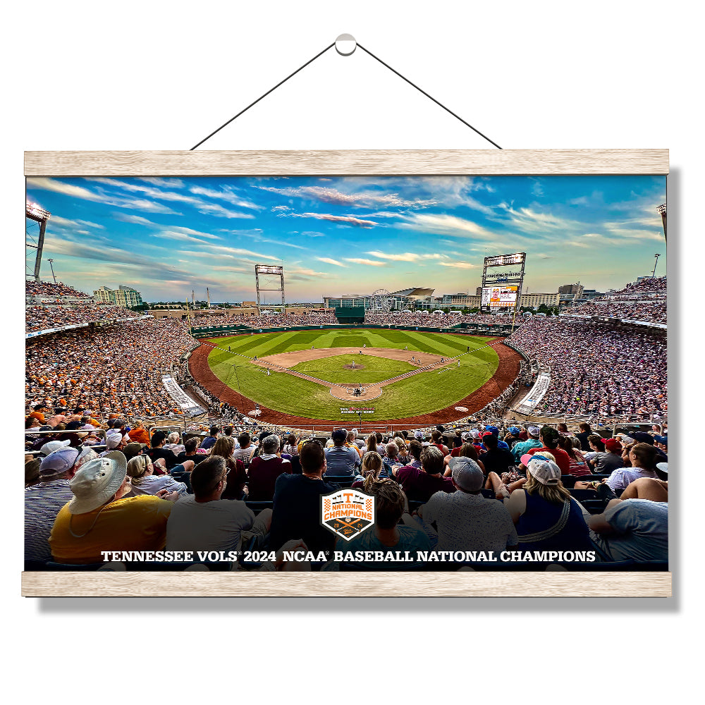 Tennessee Volunteers - Tennessee Vols 2024 NCAA Baseball National Champions - College Wall Art #Canvas