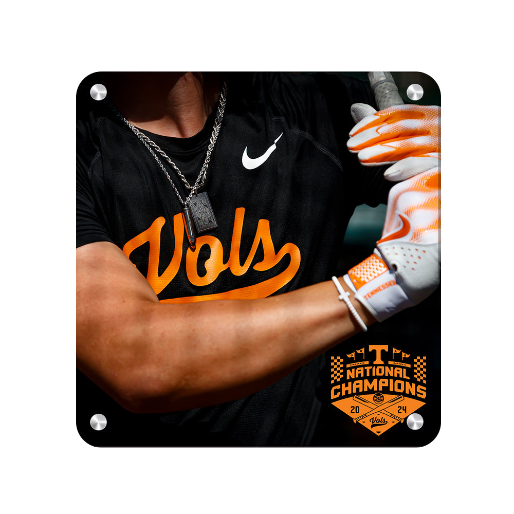 Tennessee Volunteers - Batter up National Baseball Champions - College Wall Art #Canvas 