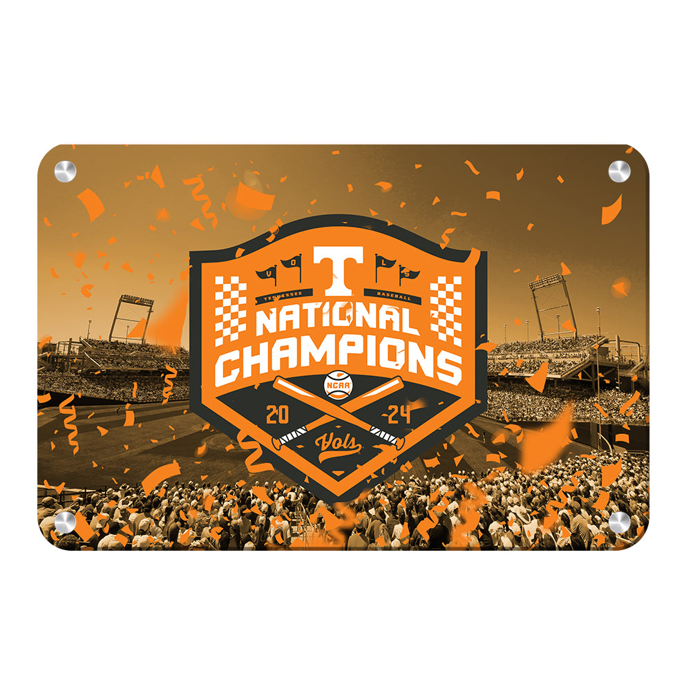 Tennessee Volunteers - Tennessee Vols Baseball National Champions - College Wall Art #Canvas