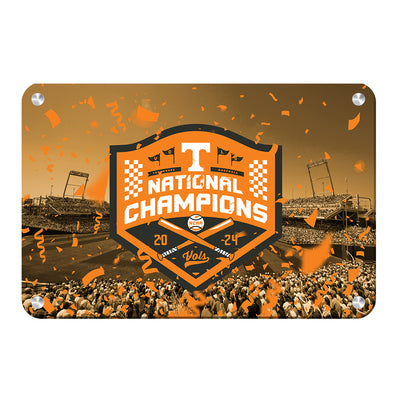 Tennessee Volunteers - Tennessee Vols Baseball National Champions - College Wall Art #Metal