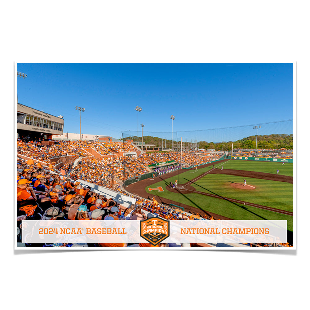 Tennessee Volunteers - Tennessee Baseball NCAA Baseball National Champions - College Wall Art #Canvas