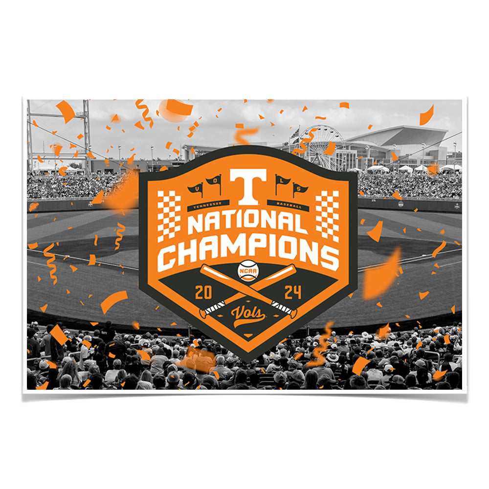 Tennessee Volunteers - Tennessee Vols Baseball National Champions - College Wall Art #Canvas