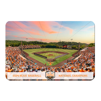 Tennessee Volunteers - Lindsey Nelson Stadium NCAA Baseball National Champions - College Wall Art #PVC