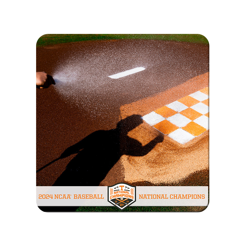 Tennessee Volunteers - Checkered Pitching Mound NCAA Baseball National Champions - College Wall Art #Canvas 