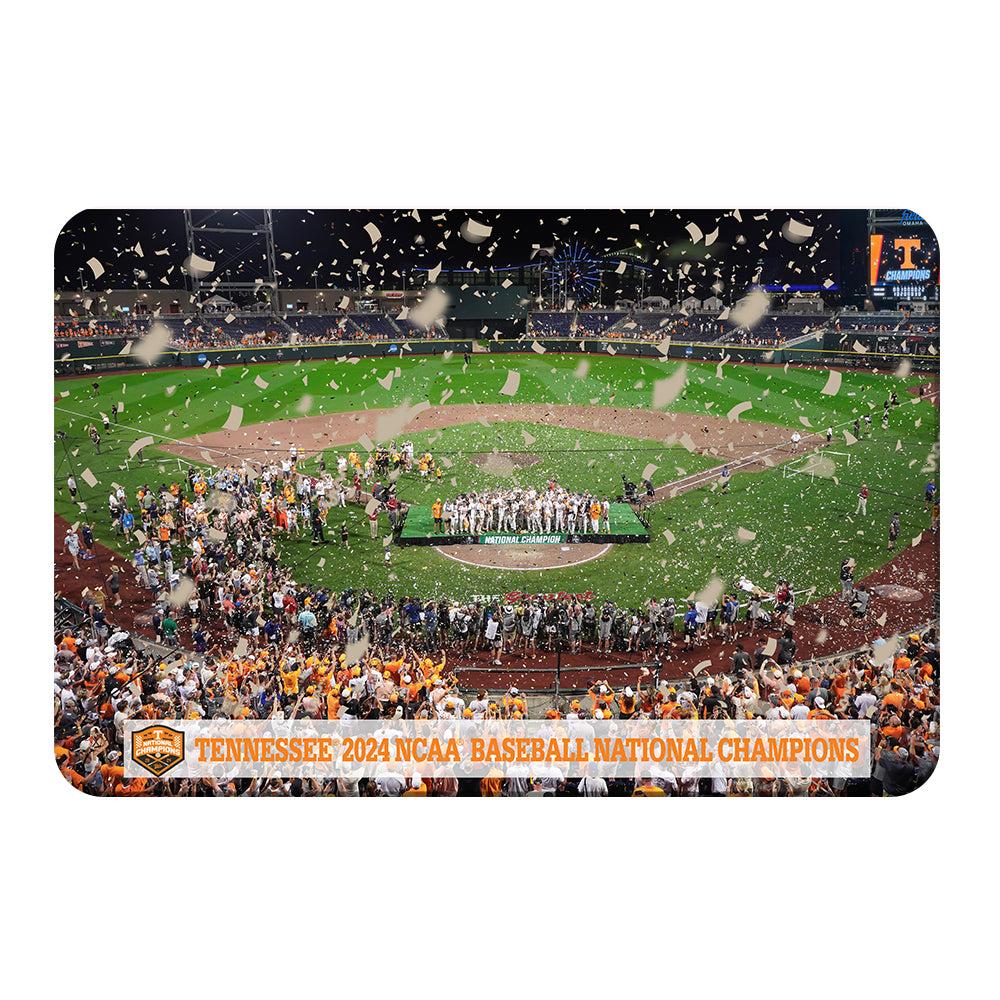 Tennessee Volunteers - Tennessee 2024 NCAA Baseball National Champions - College Wall Art #Canvas