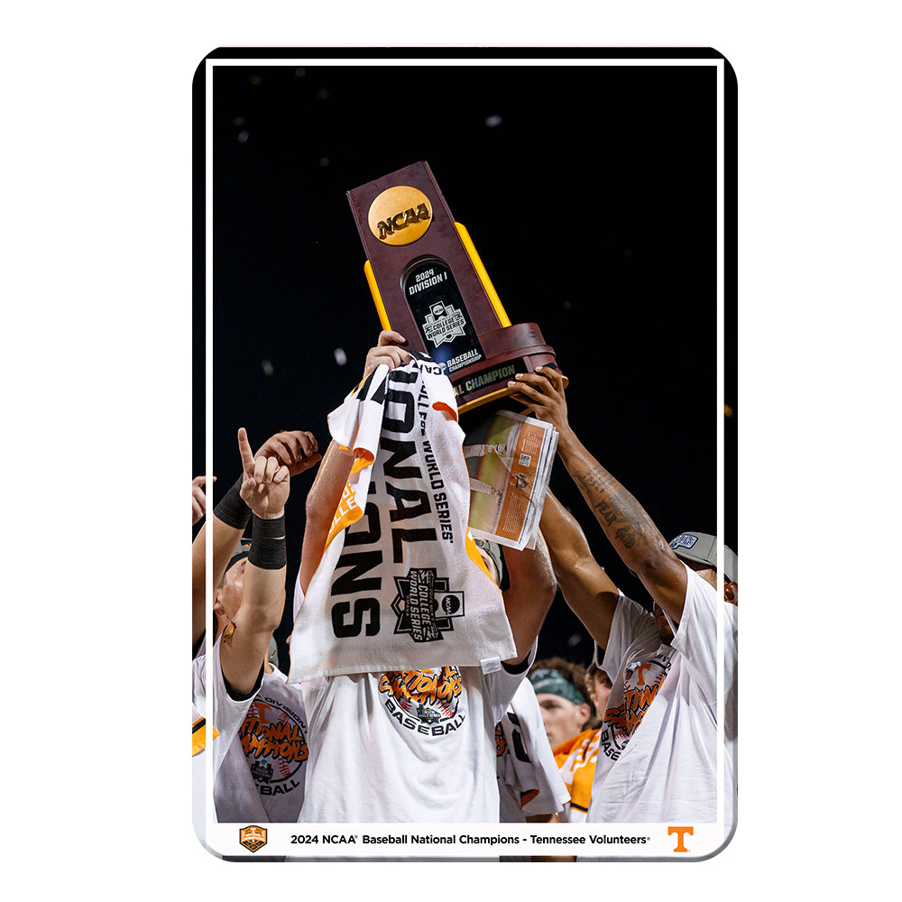 Tennessee Volunteers - 2024 NCAA Baseball National Champions Trophy - College Wall Art #Canvas