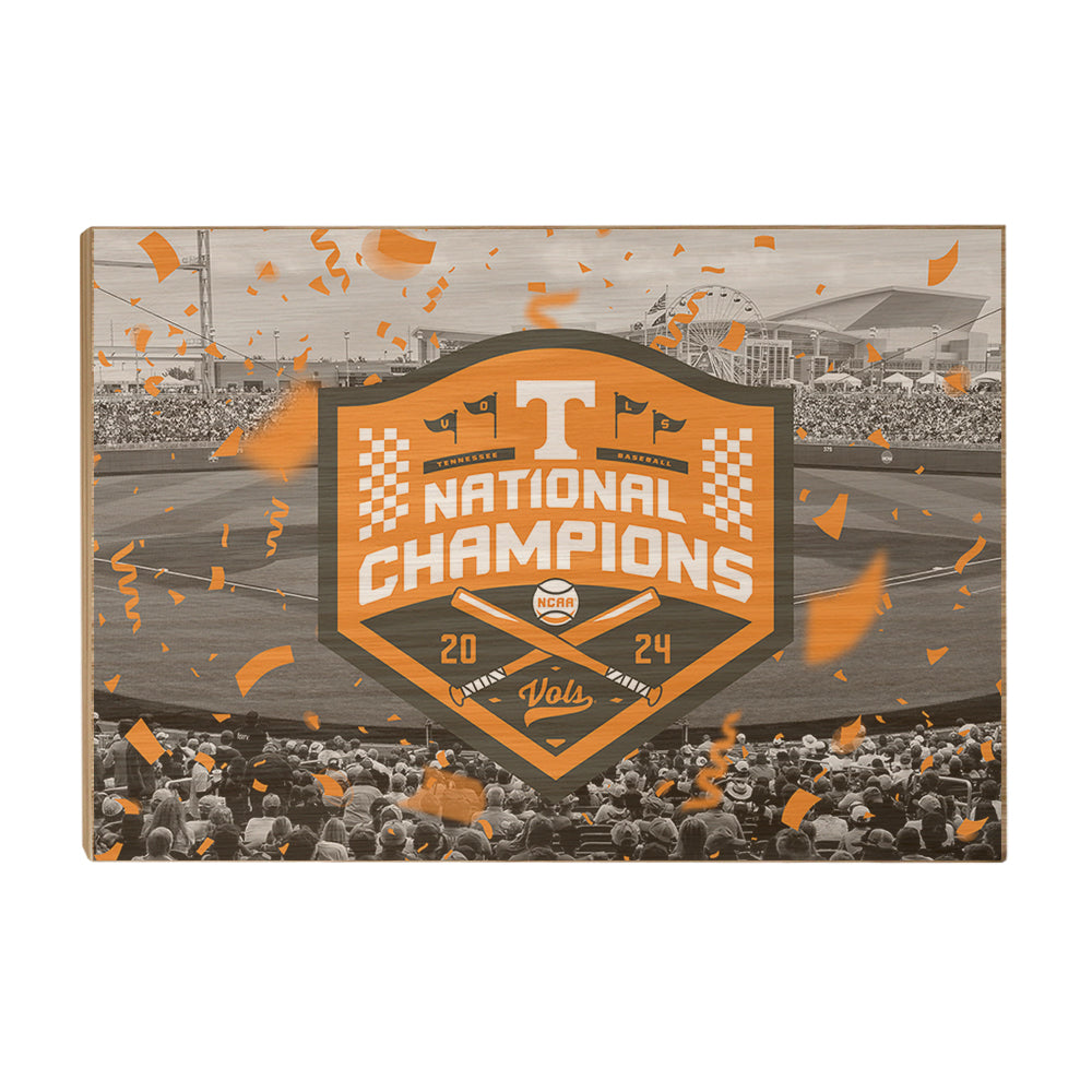 Tennessee Volunteers - Tennessee Vols Baseball National Champions - College Wall Art #Canvas