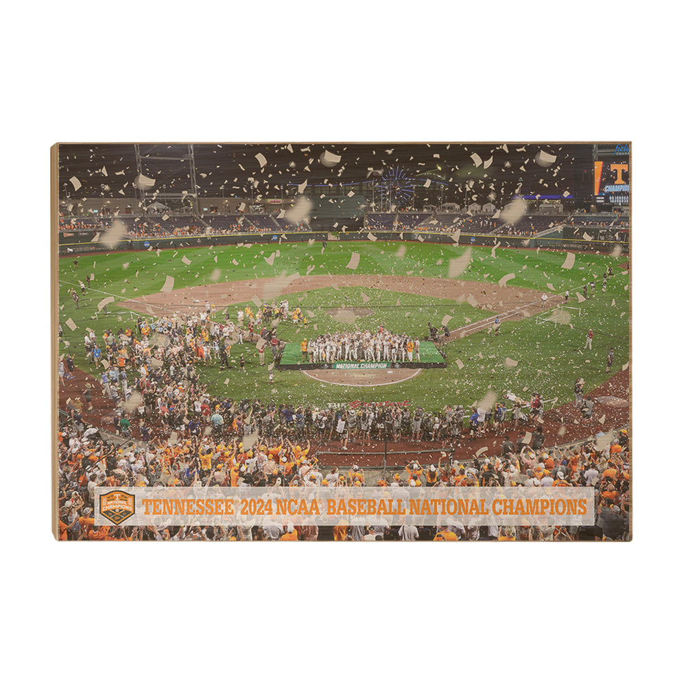 Tennessee Volunteers - Tennessee 2024 NCAA Baseball National Champions - College Wall Art #Canvas