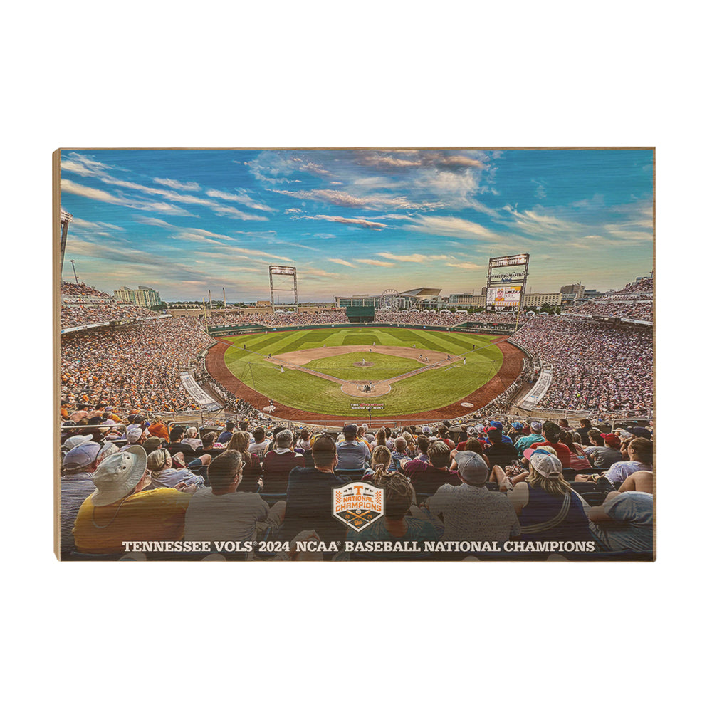 Tennessee Volunteers - Tennessee Vols 2024 NCAA Baseball National Champions - College Wall Art #Canvas