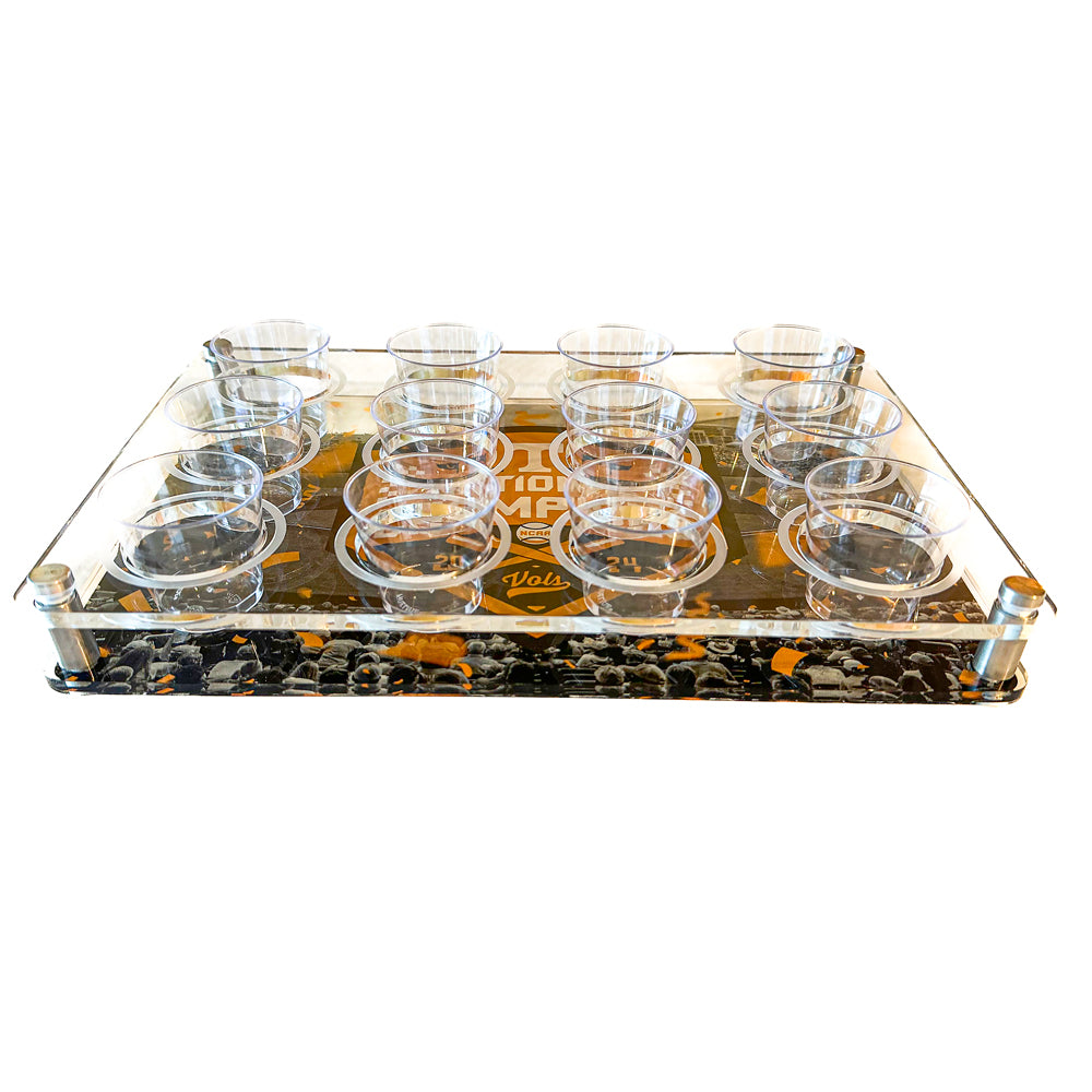 Tennessee Volunteers - Tennessee Vols Baseball National Champions Shot Glass Tray