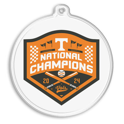 Tennessee Volunteers - Tennesse Baseball NCAA National Champions Bag Tag & Ornament