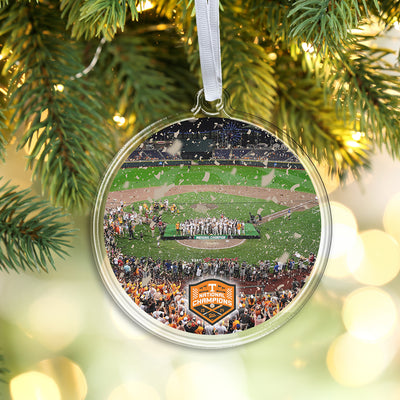 Tennessee Volunteers - Tennessee 2024 NCAA Baseball National Champions Bag Tag & Ornament