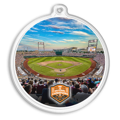 Tennessee Volunteers - Tennessee Vols 2024 NCAA Baseball National Champions Bag Tag & Ornament