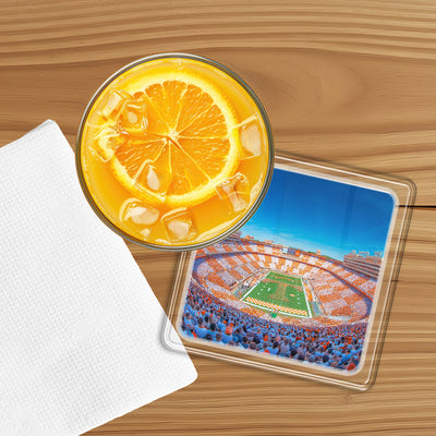 Tennessee Volunteers - Checker Neyland Pride of the Southland Drink Coaster