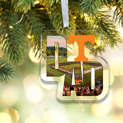 Tennessee Volunteers - Tennessee Baseball Dad Ornament & Bag Tag