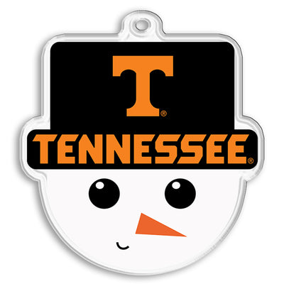 Tennessee Volunteers - Tennessee Snowman Head Ornament