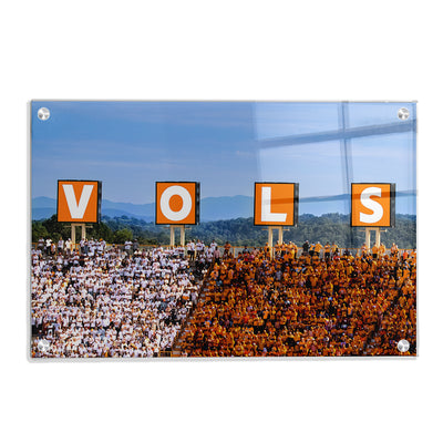 Tennessee Volunteers - Vols Checkerboard - College Wall Art #Acrylic