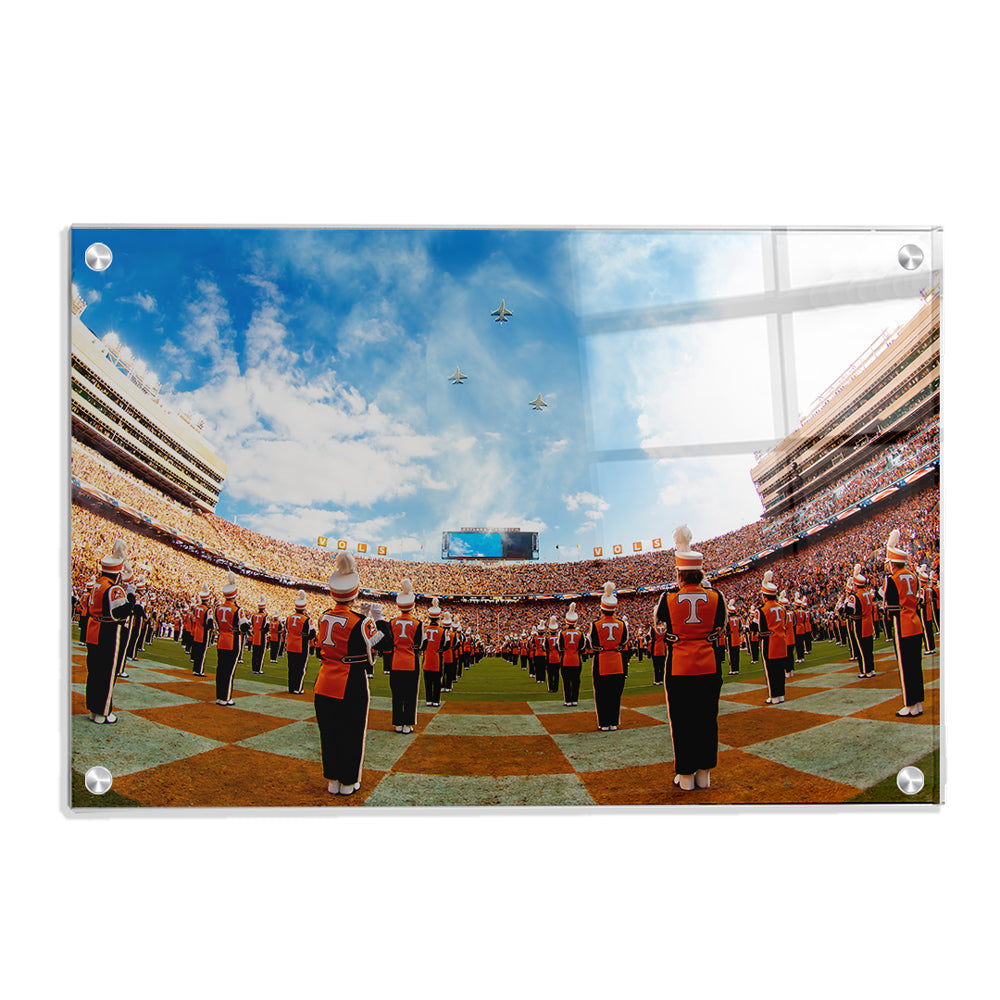 Tennessee Volunteers - Tennessee Flyover - College Wall Art #Canvas