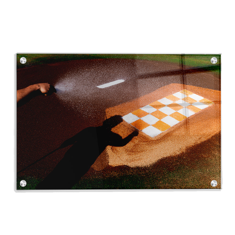 Tennessee Volunteers - Tennessee Pitcher's Mound - College Wall Art #Canvas