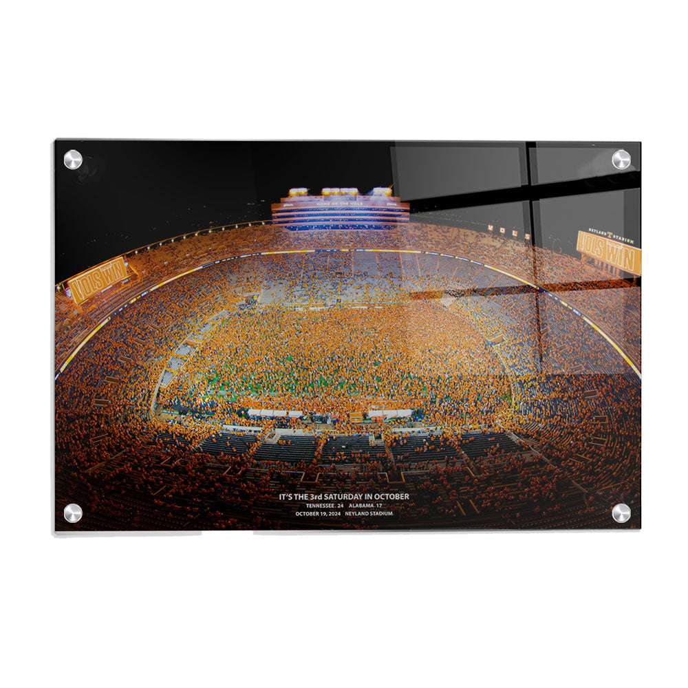 Tennessee Volunteers - It's the 3rd Saturday in October 2024 - College Wall Art #Canvas