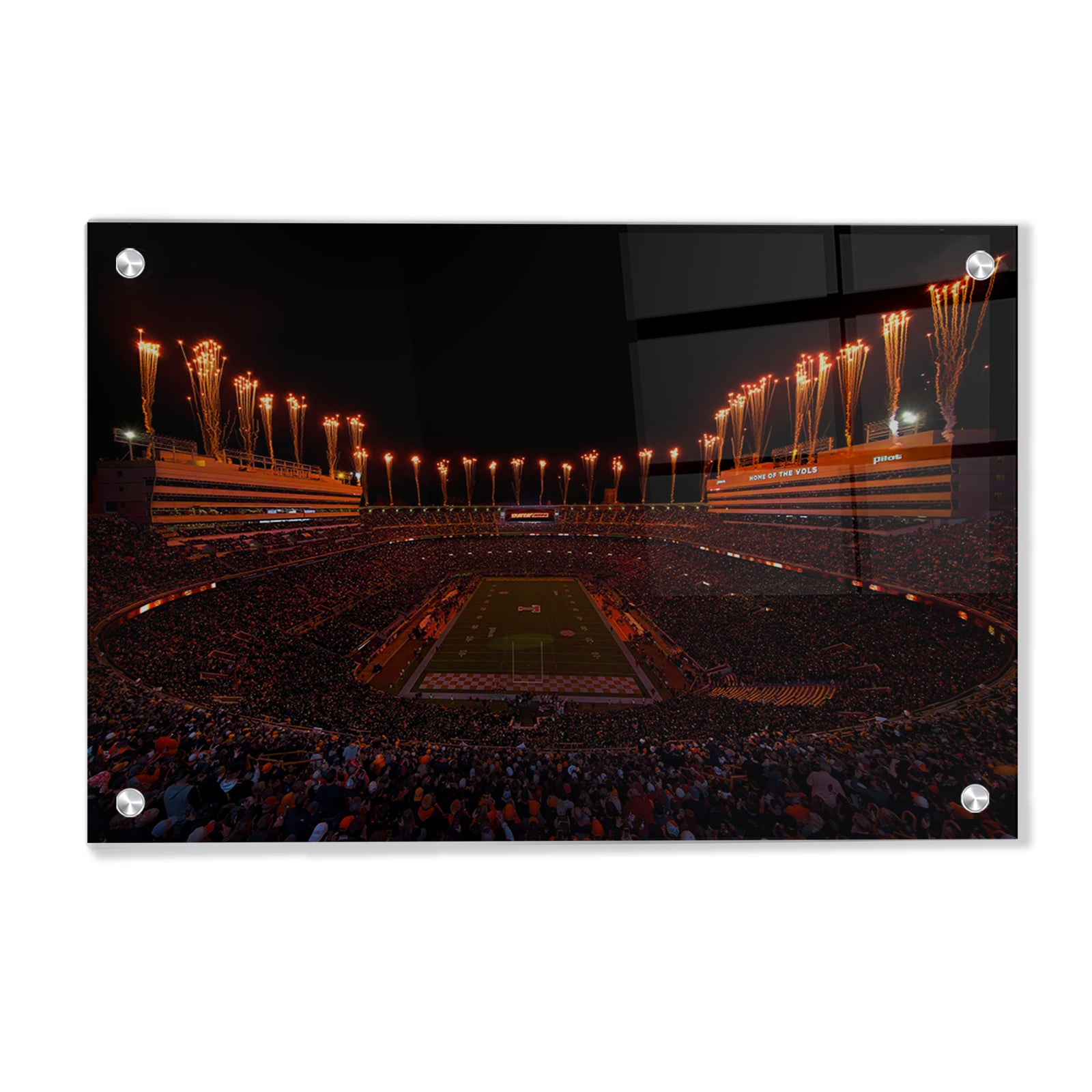 Tennessee Volunteers - Dark Mode - College Wall Art #Canvas