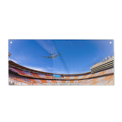Tennessee Volunteers -  Air Force One Flyover Neyland Stadium - College Wall Art #Acrylic