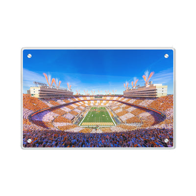 Tennessee Volunteers - Checker Neyland It's Football Time in Tennessee - College Wall Art #Acrylic