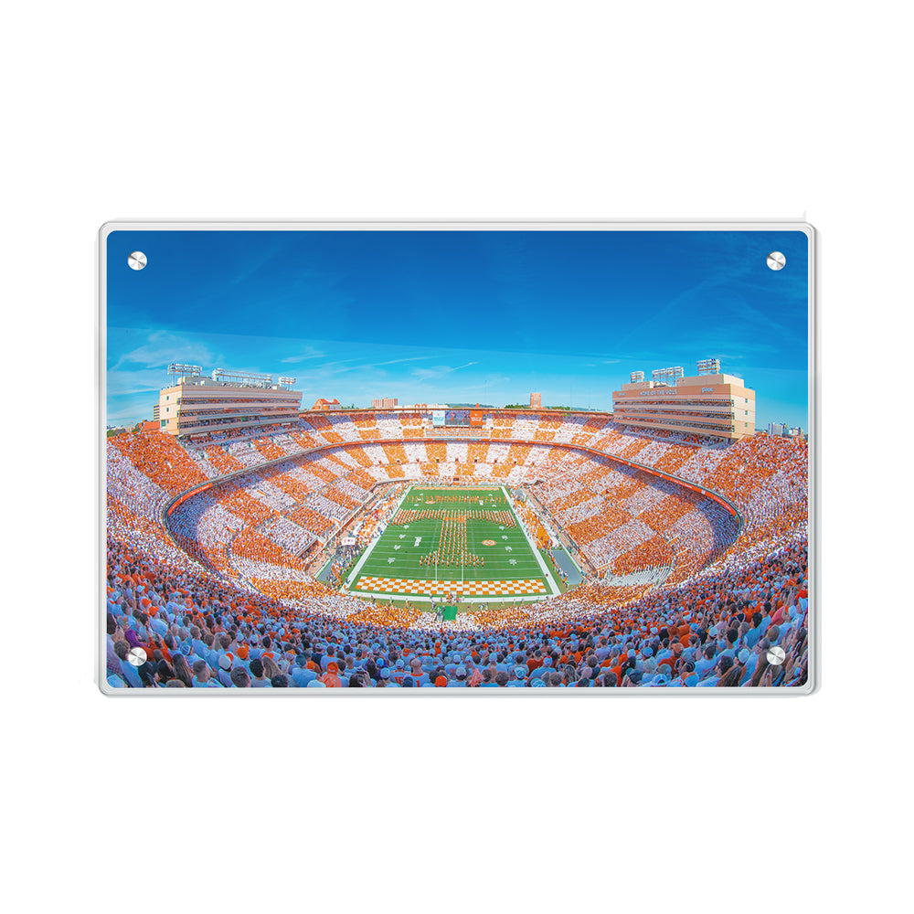 Tennessee Volunteers - Checker Neyland Pride of the Southland - College Wall Art #Canvas