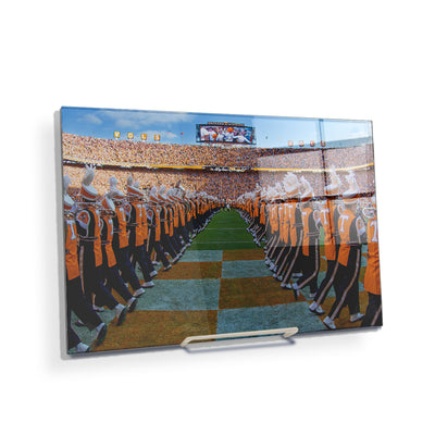 Tennessee Volunteers - Opening the T - College Wall Art #Acrylic Mini