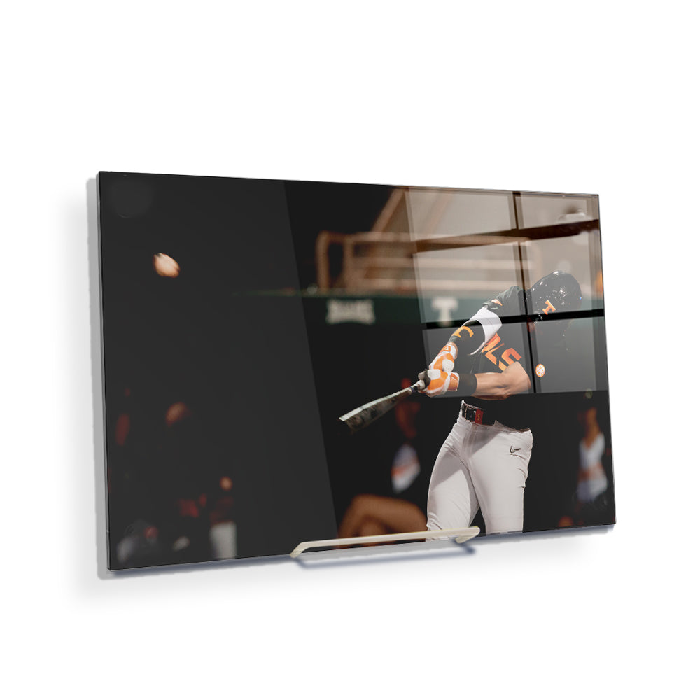 Tennessee Volunteers - Vols Baseball Dark Mode - College Wall Art  #Canvas