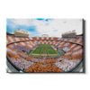 Tennessee Volunteers - It's Football Time in Tennessee Checkerboard Neyland Fisheye - College Wall Art #Canvas